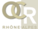 Petit logotype OCR Rhône Alpes filiale de la société OCR Maintenance Electronique
